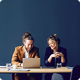 workers in a meeting