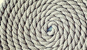 Braided thick rope spiral fishing