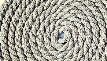 Braided thick rope spiral fishing