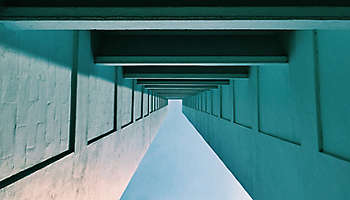 Concrete architectural tunnel