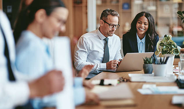 Diverse Business People Working