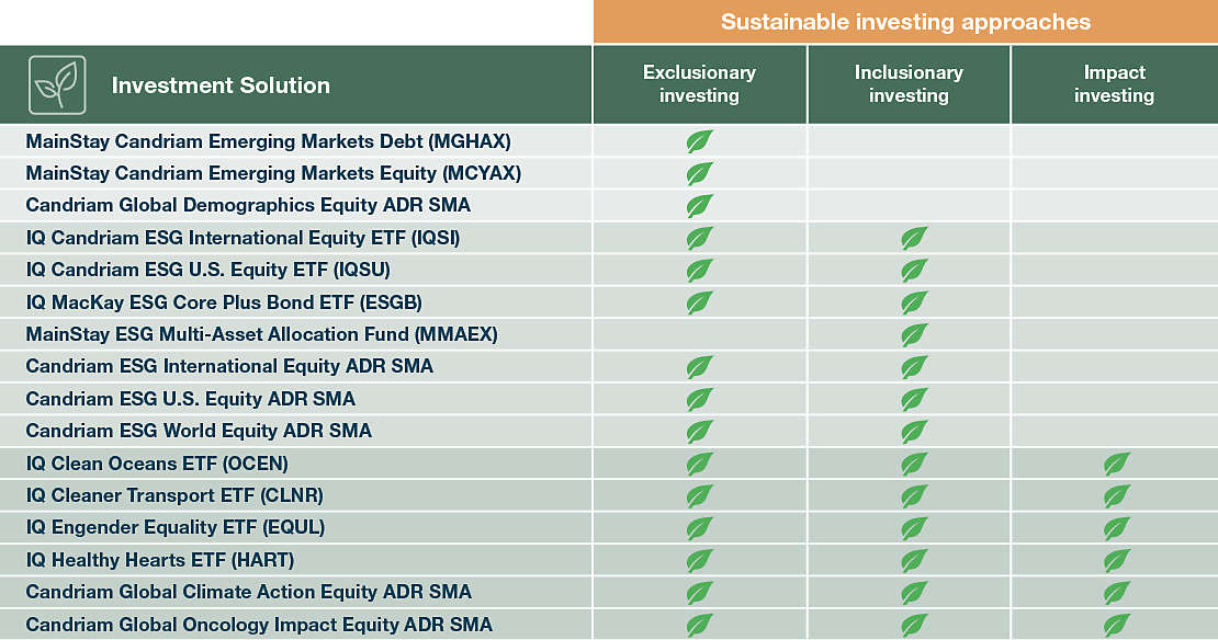 Esg Investing New York Life Investments