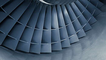 Aircraft jet engine turbine 