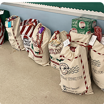 Bags of Gift Donations