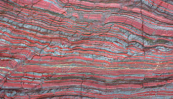 Pink striped stone