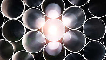 Steel pipes background