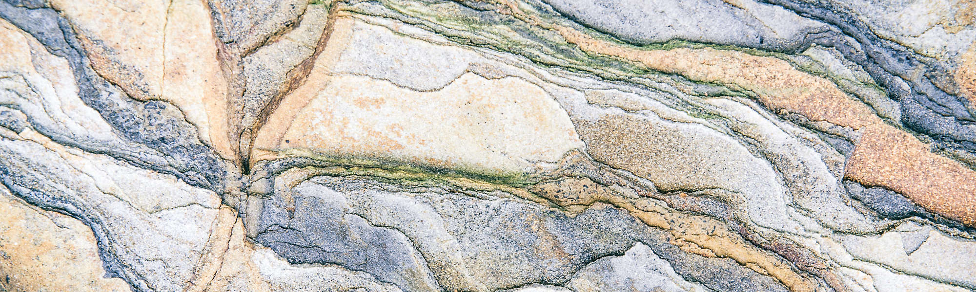 Rock layers colorful formation