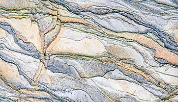 Rock layers colorful formation