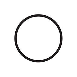Black circle in white background