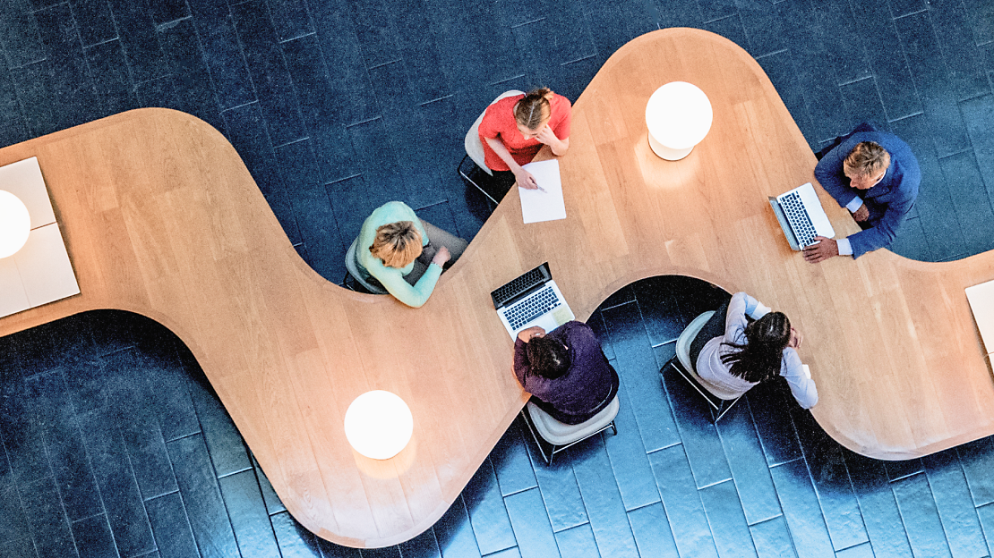 curvy conference table